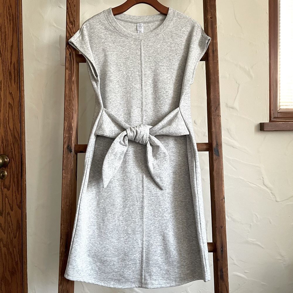 Cotton Dress With Tie